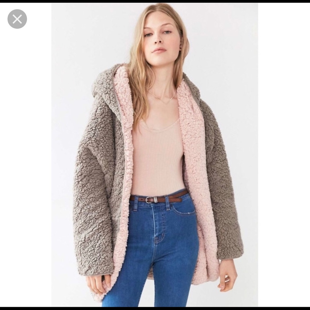Ecoté Reversible Teddy Cozy Jacket